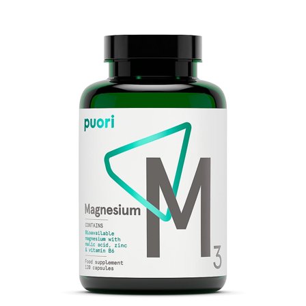 Puori Magnesium Kompleks 120 stk, Helse & Madvarer, Mineraler, Magnesium