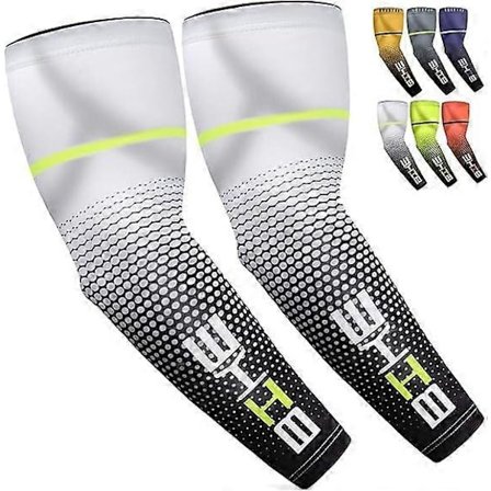 UV Solbeskyttelse Kølende Kompressionsærmer Armærmer Mænd Kvinder Sport