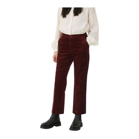 Part Two Misha Cropped Bukser Brun, Dame