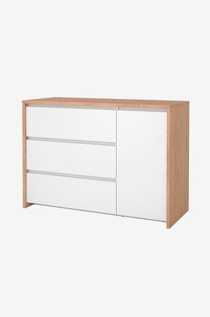 Tvilum - Next -sideboard med 1 dörr och 3 lådor - Brun - Skänkar & sideboards - Från Homeroom