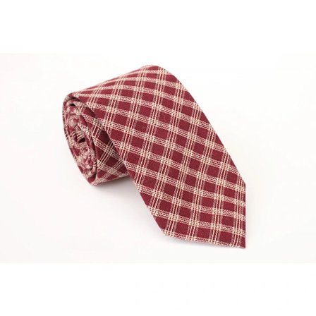 2,8 " (7 cm) Rutet/Stribet Slips Tartan Vævet TR Materiale Slips【PL】