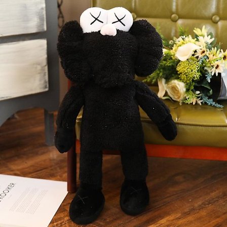 Tik Tokkaws Sesame Street Docka Ledig Trendig Märkes Plyschleksak Present Till Flickor(50cm,Svart 2)