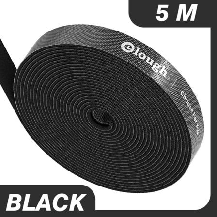 Elough Velcro Kabelarrangør USB Kabel Opmøtningsstyring Nylon Gratis Skærebånd Mus Øretelefon Ledning Kabelbeskytter