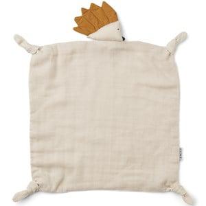 Liewood Hedgehog/Sandy Agnete Cuddle Blanket One Size - First toys and baby toys - One size - Cream