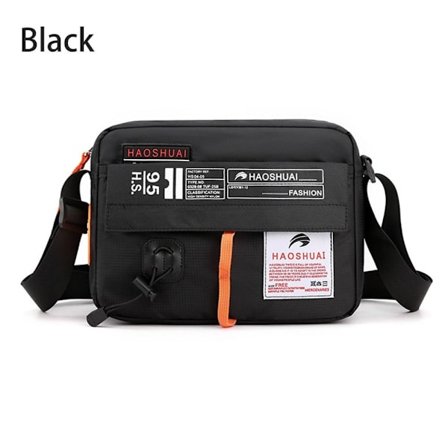 Herreveske Sling Skulderveske SVART