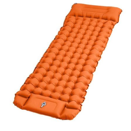 Selvopustende Liggeunderlag, Vandafvisende Campingmadras, Udendørs Ultralet Luftmadras med Fodpumpe_TF_TF