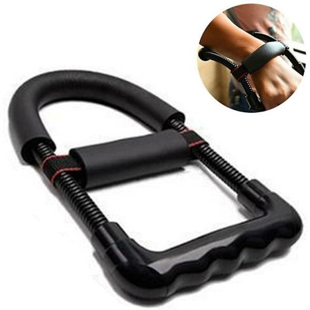 Ranteen vahvistin kyynärvarren käsiharjoittelija käsivarren käden kehittäjä musta