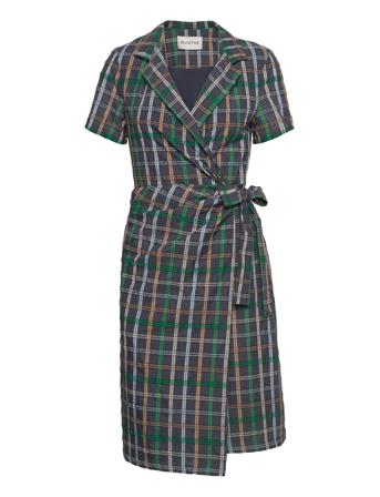 Jalusta Dresses Wrap Dresses Grå Munthe*Betinget Tilbud