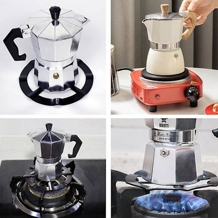 1 stk. Jern Gas Komfur Kogeplade Kaffe Moka Pot Stativ Reducer Ring Holder (FMY)