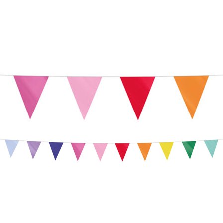 Vimpelgirlang Flerfärgad 6 m