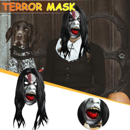Halloween Horror Funny Latex koko päähine Hauskat kauhunaamio lelut
