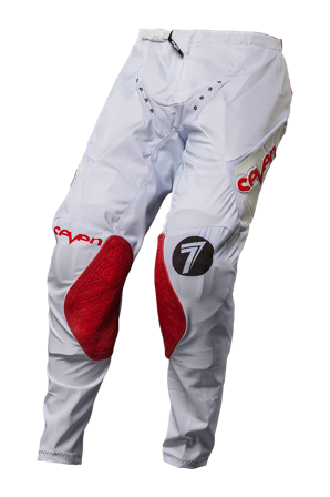 Pantaloni Cross Seven Zero Blade Bianco-Rosso 28