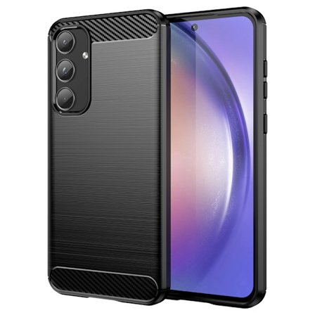 Til Samsung Galaxy A55 Cover Til Telefon TPU Carbon Fiber Texture Slim-Fit