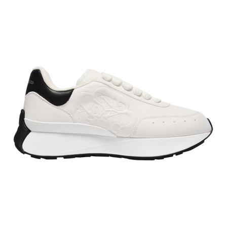 Alexander McQueen, Tread Flower Sneakers Wit, Dames, Maat:37 EU,rubber