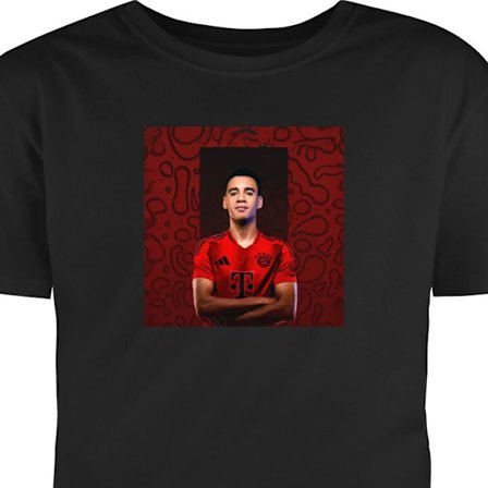 Børne T-shirt Jamal Musiala Bayern München Tyskland fodboldspiller Bundesliga-stjerne offensiv dribling styrke ung superstjerne højt niveau og stor