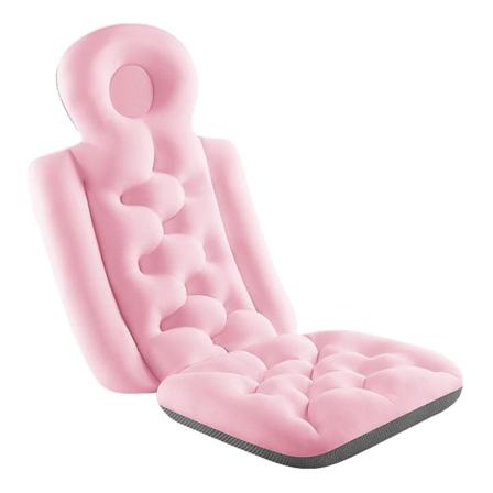 Badeputer for badekar, ergonomisk badekarpute, hode-, nakke-, skulder- og ryggstøtte for voksne og barn [dB} Pink B