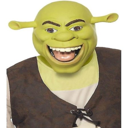 Shrek Latexmaske, One Size