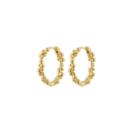 MATCH - Solidarity hoops - Pilgrim - Dame - Tilbehør - Gul - ONESIZE - 99% resirkulert messing, 1% gullbelegning