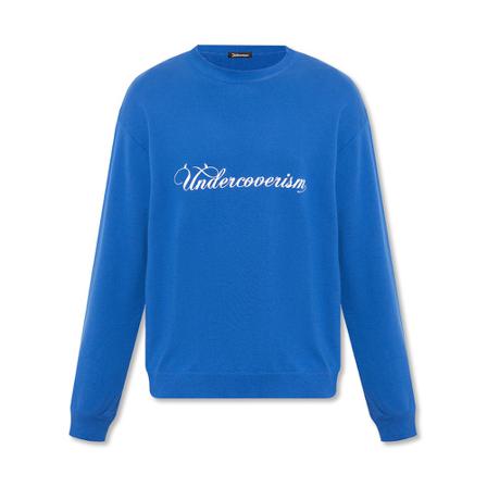 Undercover Sweatshirt with logo , Blauw , Heren , Maat: M
