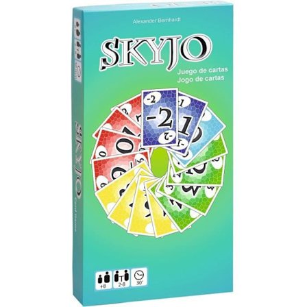SKYJO, det nye kortspillet for unge og gamle. Et ideelt brettspill for en morsom kveld med venner eller familie