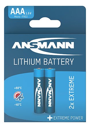 ANSMANN Batteri Lithium AAA 2stk