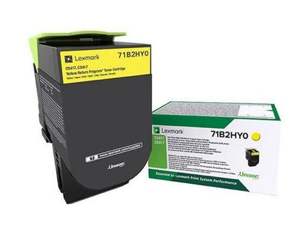 Lexmark Toner 71B2HY0 Gul - Lyreco - Toner och bläck - Tonerkassetter - Toner Lexmark