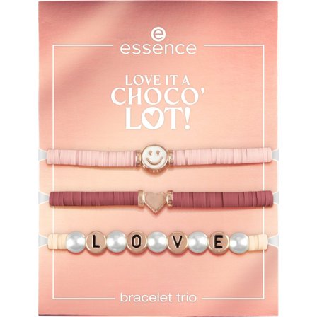essence LOVE IT A CHOCO' LOT! trio braccialetti 3pz - Accessori