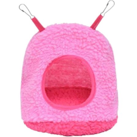 Vinter varm fågelbo hus koja hängande hängmatta gunga papegoja säng