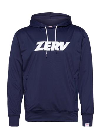 Zerv Crow Hoodie Hoodie Trøje Blå Zerv