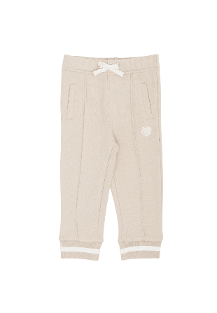 Livly Varsity Joggers Byxor Unisex Beige 116/122