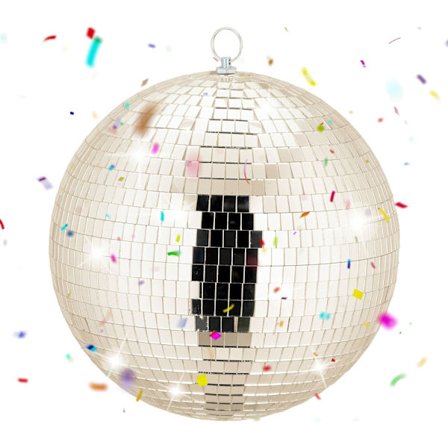 Discokula 25 cm – Spegelkula i tak för fester