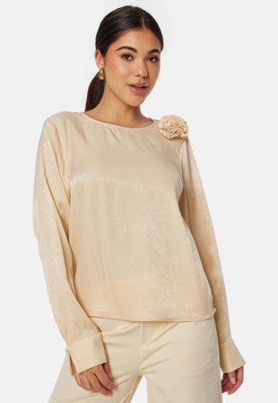 VILA - Vikenca L/S Rose Top - Birch