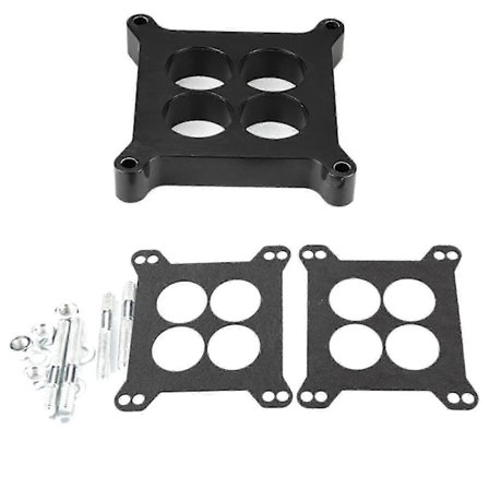 1" Portet Fenolforgasser Spacer 4bbl SBC BBC BB Passer for Holley SB Chevy