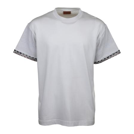 Missoni Short Sleeve Shirt , Wit , Heren , Maat: M