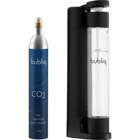 Bubliq Kullsyremaskin inkl. kullsyrepatron, matt svart - Kjøp kjøkkenmaskin hos Bakeren og Kokken' - 'Matt sort