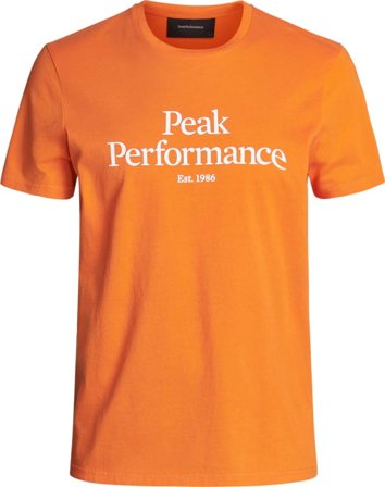 Peak Performance Men's Original Tee Men short-sleeved sweaters Orange S