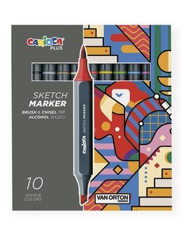 Carioca plus skissetusjer 10-pk