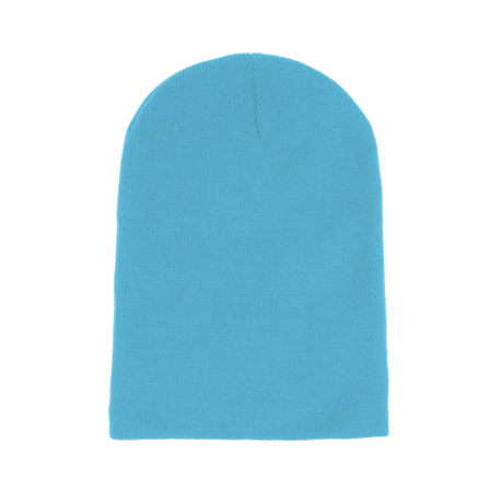 Beechfield - Blå longbeanie Beanie - Surf Blue Long Blank Beanie @ Hatstore