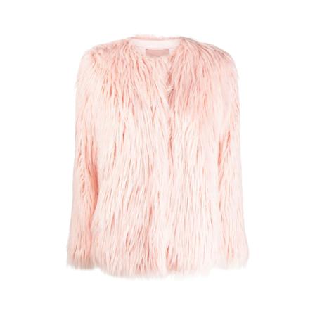 Twinset, Faux Fur & Shearling Jackets Różowy, Kobieta, Rozmiar: S