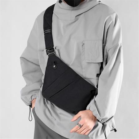 Tyylikäs varkaudenesto erittäin ohut crossbody-laukku yhdellä olkalaukulla - spot-myynti black
