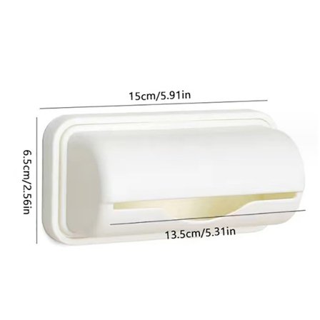 Søppelposedispenser Veggmontert søppelsekker Oppbevaringsboks for B