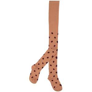 A Monday in Copenhagen Orange Tippie Dotted Tights 25-28 (2-4 Years) - Underwear - 25-28 (2-4 Years) - Orange