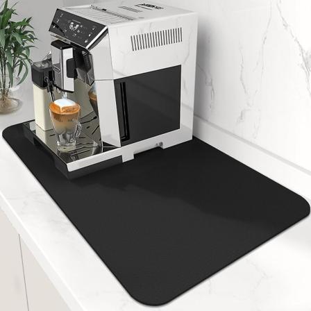Sort 30*40CM Kaffeematte Superabsorbierende Geschirrtrocknungsmatte Kaffeematte B