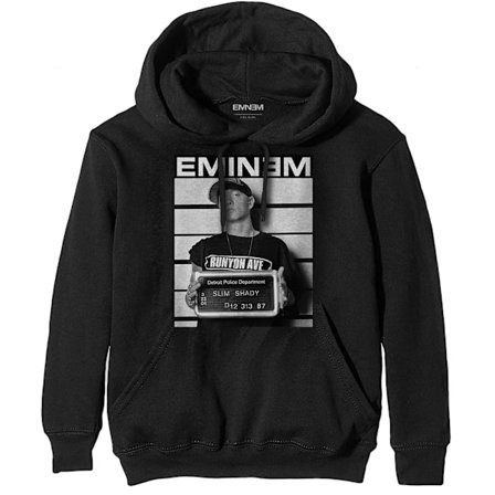 Eminem Unisex Adult Arrest Pullover Hoodie XXL Svart