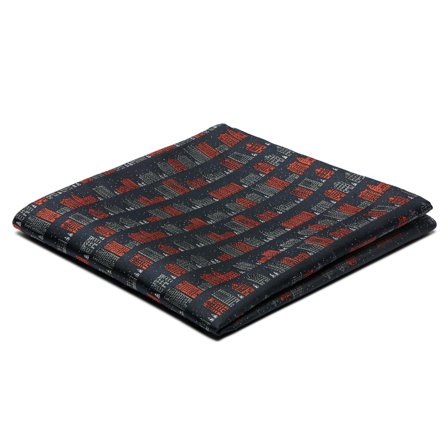 Sötétszürke Winter Wonderland díszzsebkendő for Men