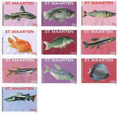 Sint Maarten 2016 - NVPH 312-321 - Postfrisk