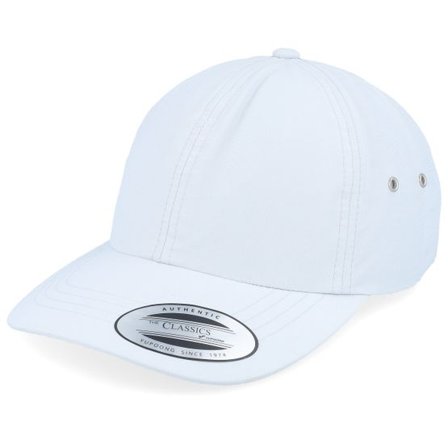 Yupoong - Grå unconstructed Keps - Blue Water Repellent Dad Cap @ Hatstore