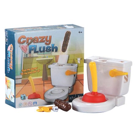 Roliga och lekfulla interaktiva toalettprankleksaker för familjen, spola och spruta leksaker, stressreducerande presenter