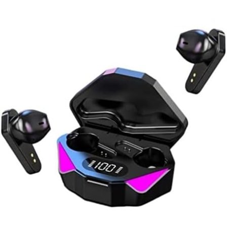 X15 Elite HD Øretelefoner - Beste Trådløse Ørepropper med HiFi HD Lyd BT5.0 Gaming Sportshodetelefoner med Ladesak