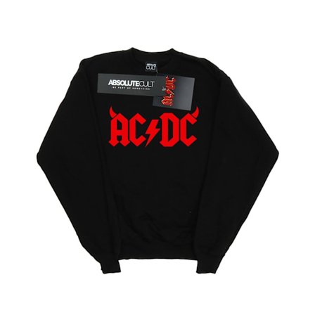 AC/DC Dam/Dam Horns Logo Sweatshirt L Svart